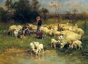 unknow artist Sheep 068 Germany oil painting artist